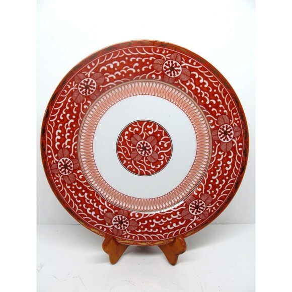 Georges Briard Imperial Brocade Akahi-Kinga Kulani 10 3/8" Porcelain Plate - Picture 9 of 9